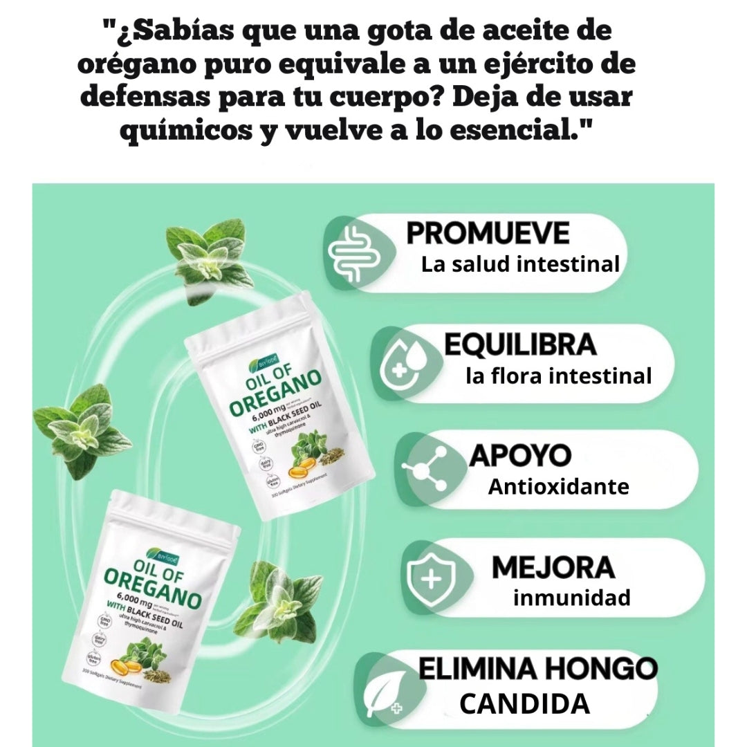 Aceite de Orégano (Biyode 100% Puro Original)